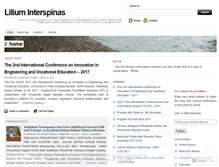 Tablet Screenshot of interspinas.wordpress.com