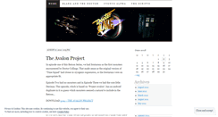 Desktop Screenshot of doctorwhoblakes7.wordpress.com
