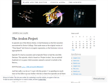 Tablet Screenshot of doctorwhoblakes7.wordpress.com