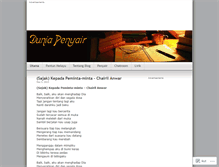 Tablet Screenshot of penyair.wordpress.com