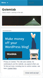 Mobile Screenshot of golemlab.wordpress.com