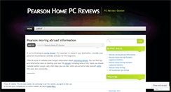 Desktop Screenshot of pearsonhomepcreview.wordpress.com