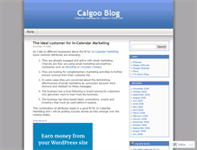 Tablet Screenshot of calgoo.wordpress.com