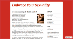 Desktop Screenshot of embraceyoursexuality.wordpress.com