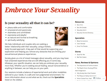 Tablet Screenshot of embraceyoursexuality.wordpress.com