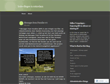 Tablet Screenshot of binnenpretje.wordpress.com