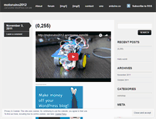 Tablet Screenshot of motoruino2012.wordpress.com