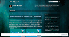 Desktop Screenshot of jasonkinner.wordpress.com