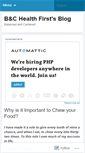 Mobile Screenshot of bchealthfirst.wordpress.com