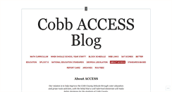 Desktop Screenshot of cobbaccess.wordpress.com