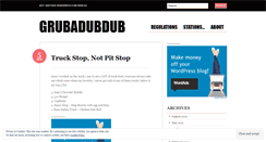 Desktop Screenshot of grubadubdub.wordpress.com