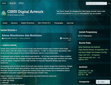 Tablet Screenshot of csnndigiwork.wordpress.com
