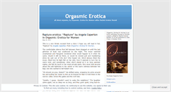 Desktop Screenshot of orgasmicbook.wordpress.com