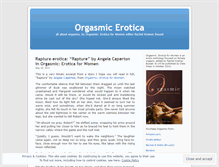 Tablet Screenshot of orgasmicbook.wordpress.com
