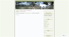 Desktop Screenshot of abeilleamiel.wordpress.com