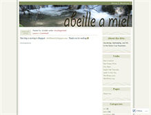 Tablet Screenshot of abeilleamiel.wordpress.com