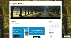 Desktop Screenshot of cybersworld.wordpress.com