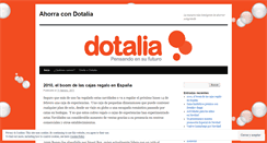 Desktop Screenshot of dotalia.wordpress.com