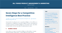 Desktop Screenshot of allproductmanagement.wordpress.com