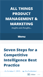 Mobile Screenshot of allproductmanagement.wordpress.com