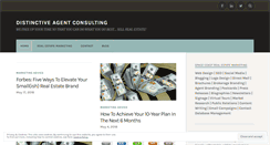 Desktop Screenshot of distinctiveagent.wordpress.com
