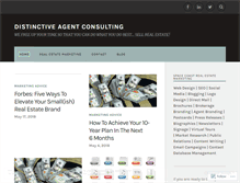 Tablet Screenshot of distinctiveagent.wordpress.com