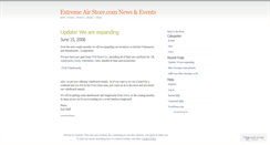 Desktop Screenshot of extremeairstore.wordpress.com
