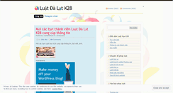 Desktop Screenshot of luatdalatk28.wordpress.com