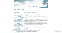 Desktop Screenshot of myhappyearth.wordpress.com