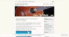 Desktop Screenshot of learntheukulele.wordpress.com