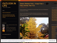 Tablet Screenshot of myoutlookinlife.wordpress.com