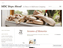 Tablet Screenshot of mdcstepsahead.wordpress.com