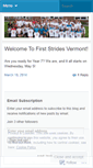 Mobile Screenshot of firststridesvt.wordpress.com