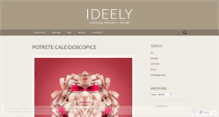 Desktop Screenshot of ideely.wordpress.com