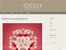 Tablet Screenshot of ideely.wordpress.com