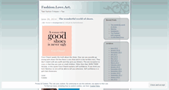 Desktop Screenshot of fashionloveact.wordpress.com