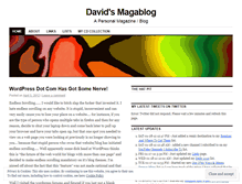 Tablet Screenshot of dmagablog.wordpress.com