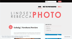 Desktop Screenshot of lindseyrebecca.wordpress.com