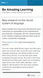 Mobile Screenshot of beamazinglearning.wordpress.com