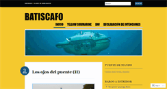 Desktop Screenshot of batiscafo.wordpress.com