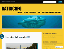 Tablet Screenshot of batiscafo.wordpress.com