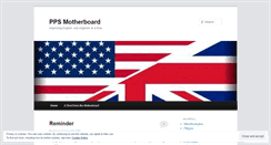 Desktop Screenshot of ppsmotherboard.wordpress.com