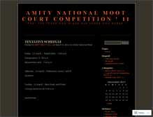 Tablet Screenshot of amitynationalmoot.wordpress.com