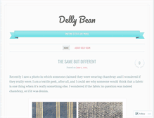 Tablet Screenshot of dellybean.wordpress.com