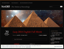 Tablet Screenshot of nok303.wordpress.com