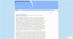 Desktop Screenshot of cycling.wordpress.com