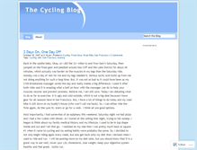 Tablet Screenshot of cycling.wordpress.com