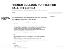 Tablet Screenshot of frenchbulldogpuppiesforsaleinfloridajbb.wordpress.com