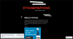 Desktop Screenshot of kitsunekreations.wordpress.com