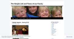 Desktop Screenshot of mysimplelife.wordpress.com